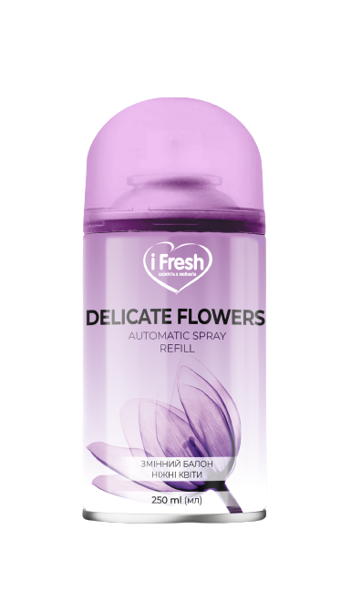 Змінний балон IFRESH д/осв повітря delicate flowers 250 мл